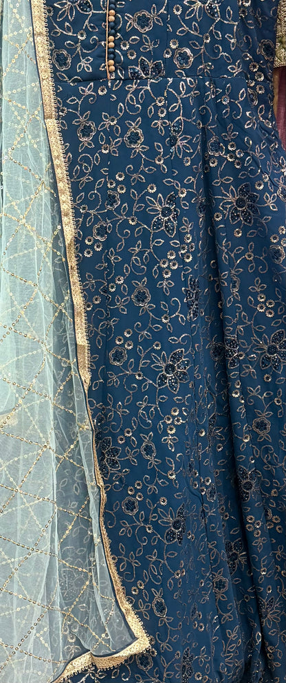 Beautiful designer gown style anarkali