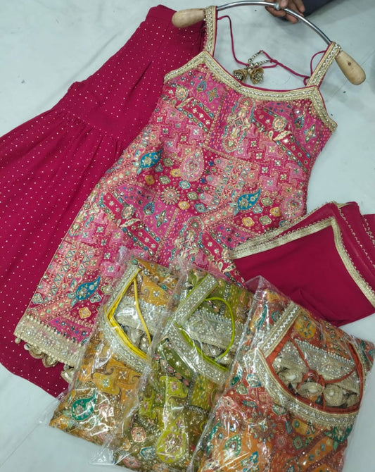 Beautiful designer sharara suit