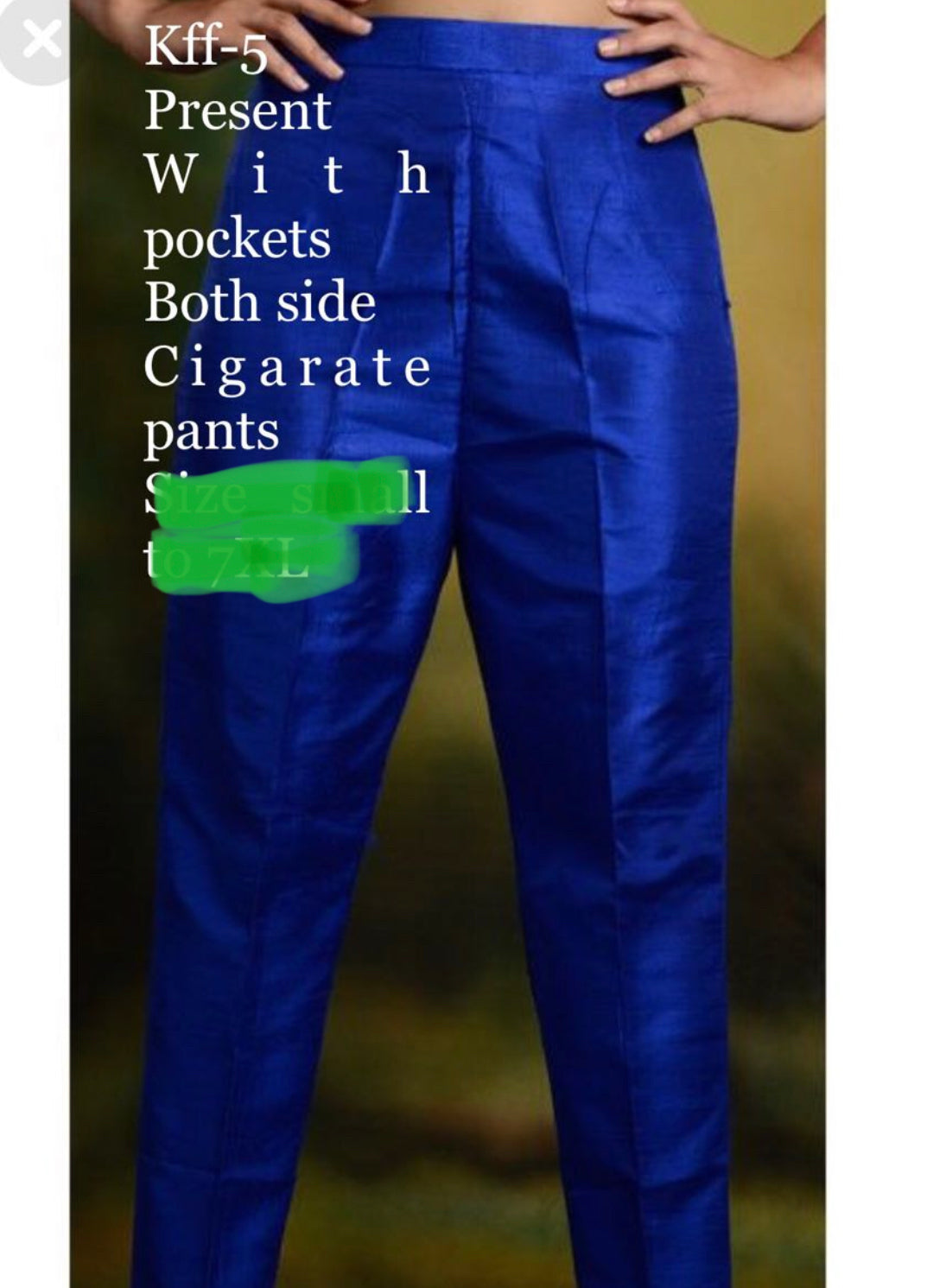 Beautiful designer cigarettes pants