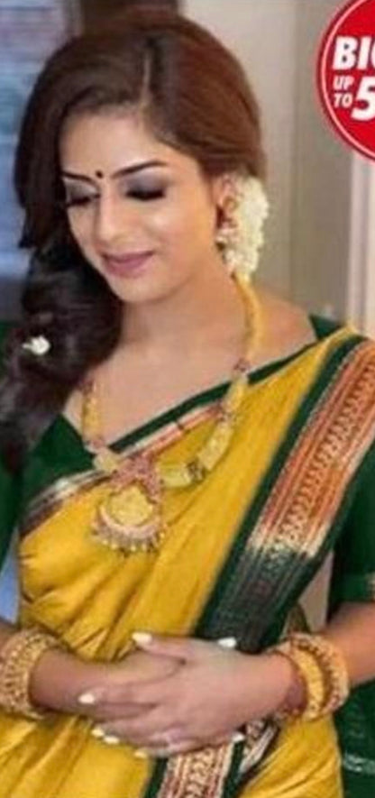 Beautiful designer cotton silk saree