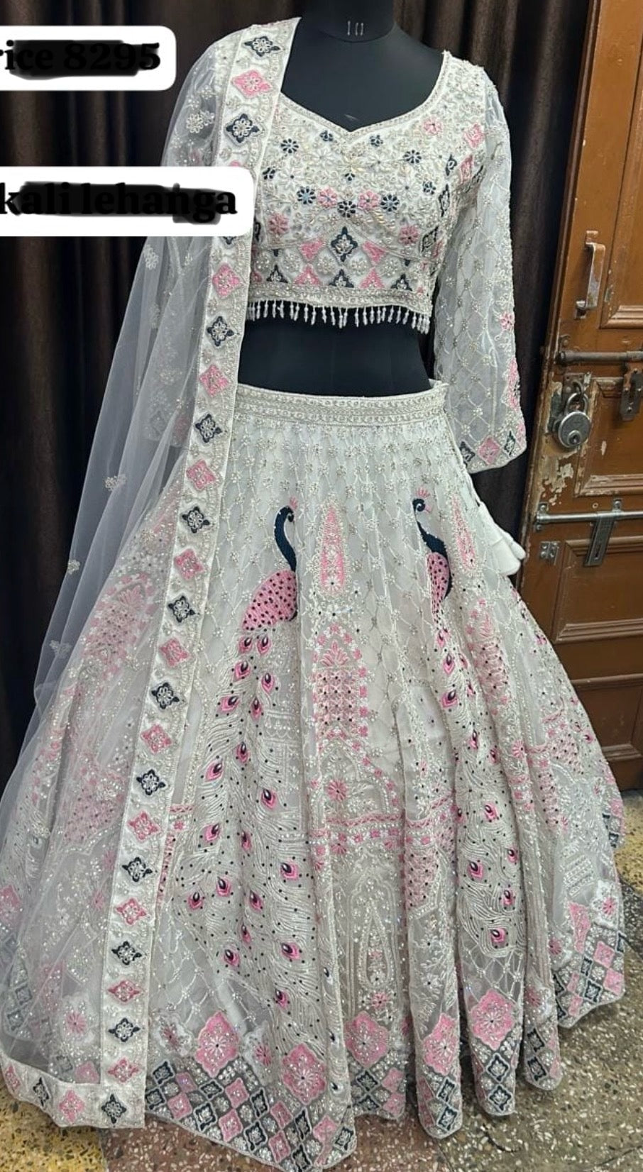 Beautiful designer heavily embroidery lengha choli