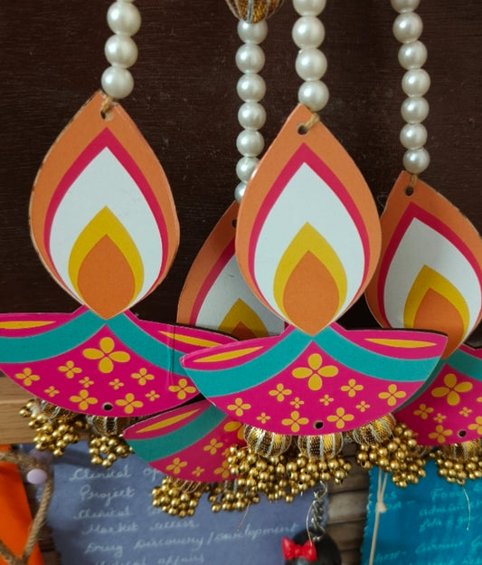Beautiful designer set of 4 pieces lotus hangings