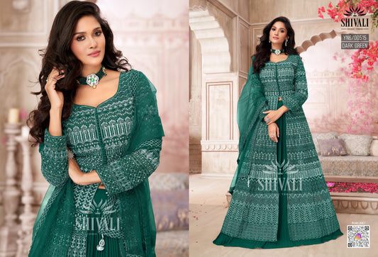 Beautiful designer long top lengha choli