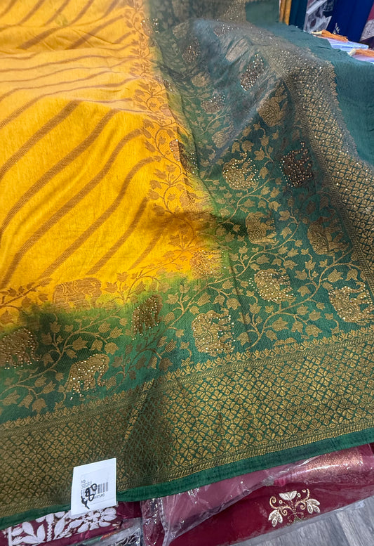 Beautiful designer cotton silk saree
