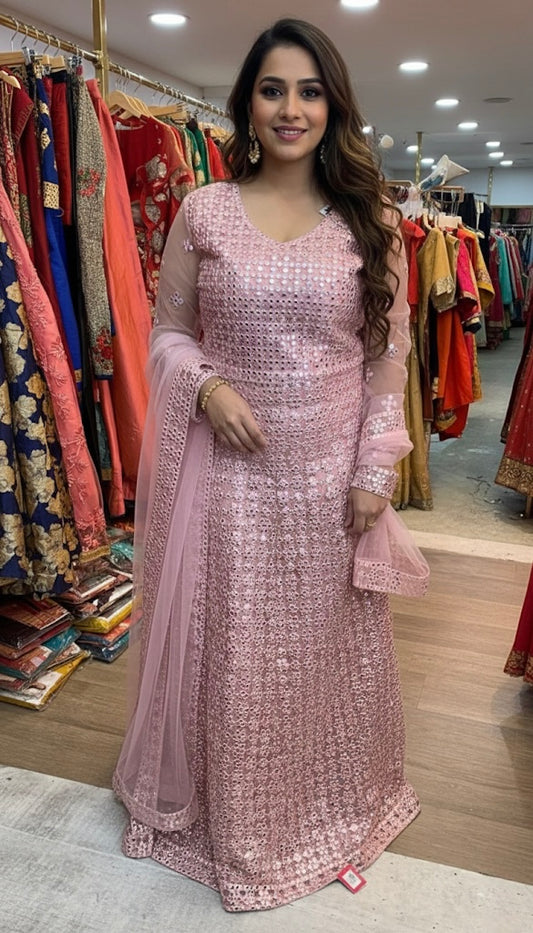 Beautiful designer anarkali suit