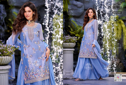 Beautiful designer plazo suit