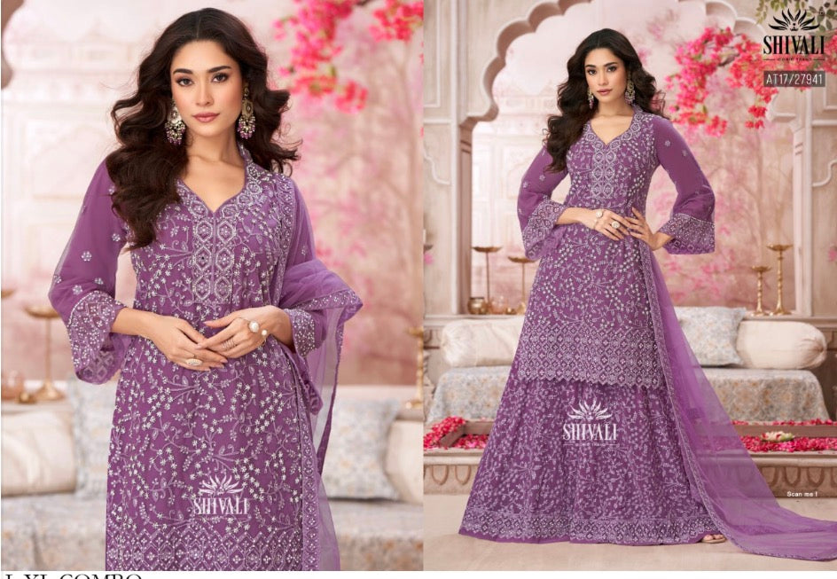 Beautiful designer sharara suit