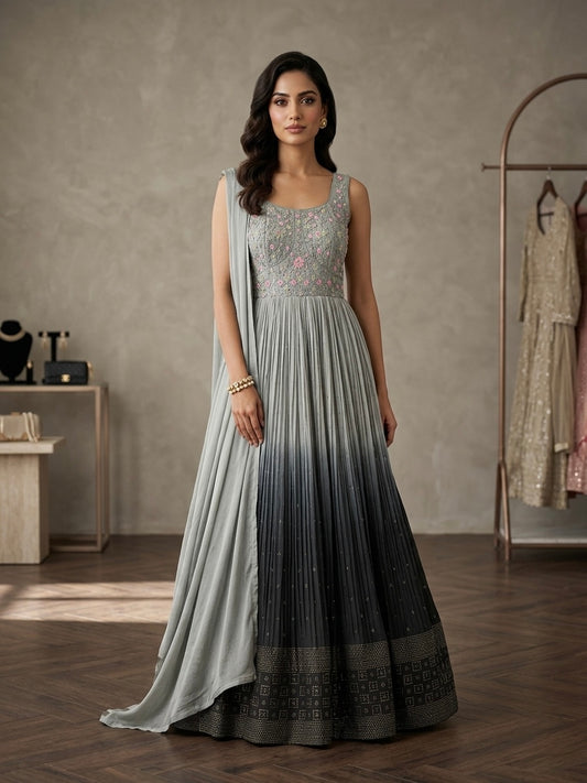 Beautiful designer anarkali suit