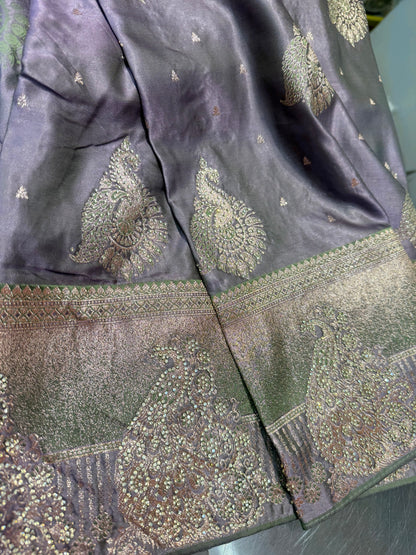 Beautiful designer pure silk saree