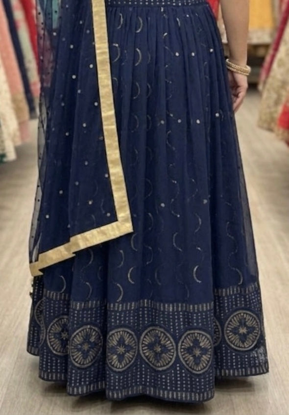 Beautiful designer anarkali gown