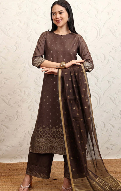 Beautiful designer plazo suit