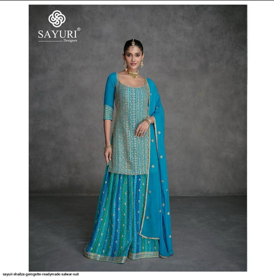 Beautiful designer skirt pants suit