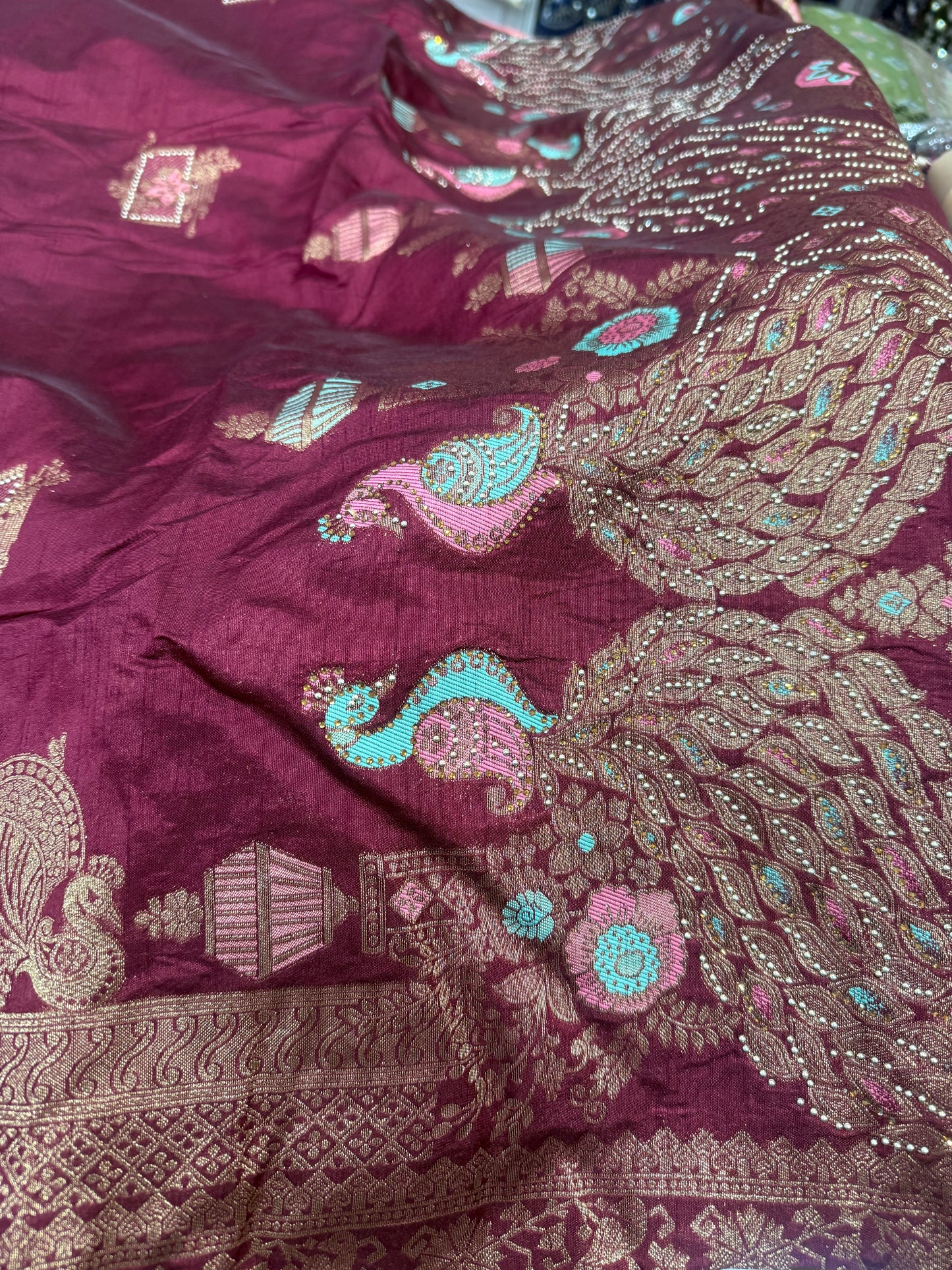 Beautiful designer cotton silk  saree