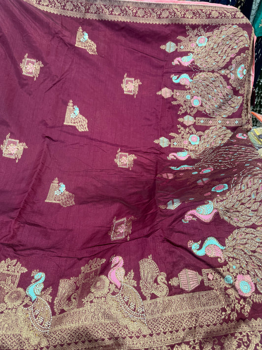 Beautiful designer cotton silk  saree