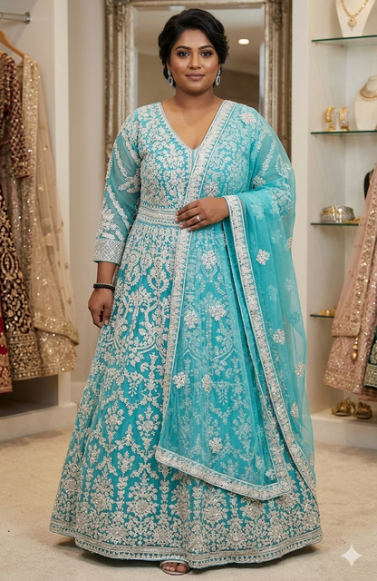 Beautiful designer anarkali suit
