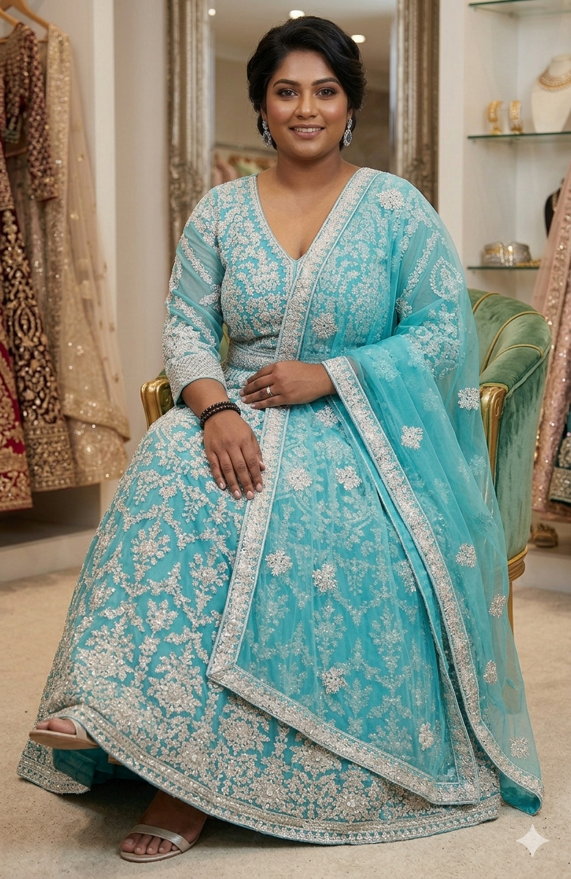 Beautiful designer anarkali suit