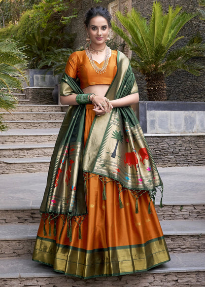 Beautiful designer lengha choli suit