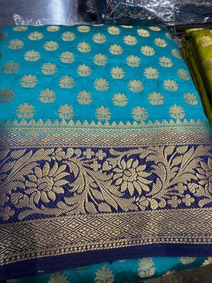 Beautiful designer silk saree