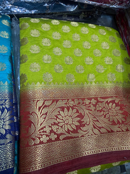 Beautiful designer silk saree