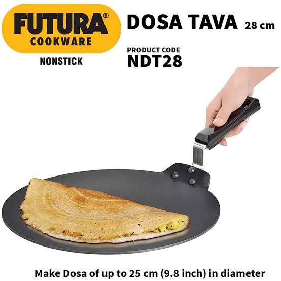 Futura AT 28 Tawa With Griddle Handle 28 cms