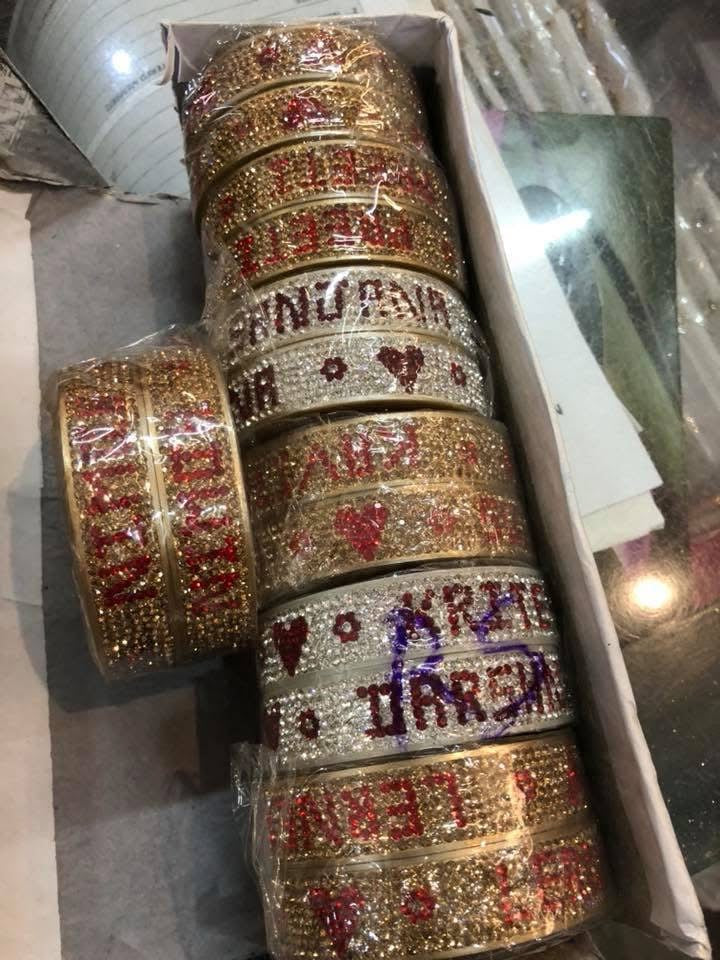 Beautiful designer chura name bangles