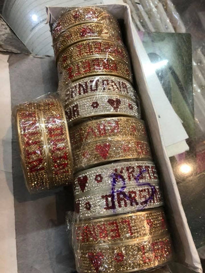 Beautiful designer chura name bangles