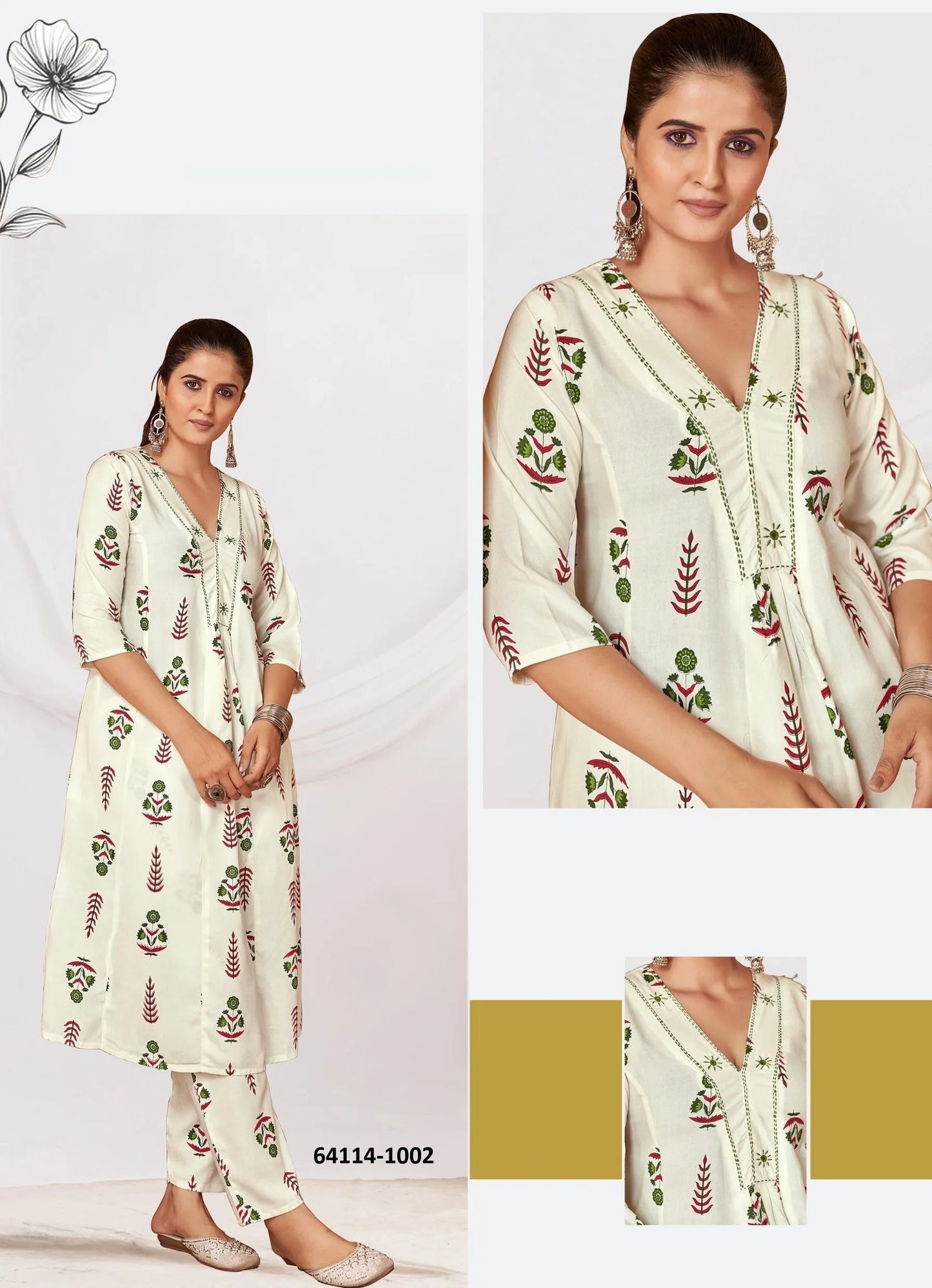 Beautiful designer Kurti plazo