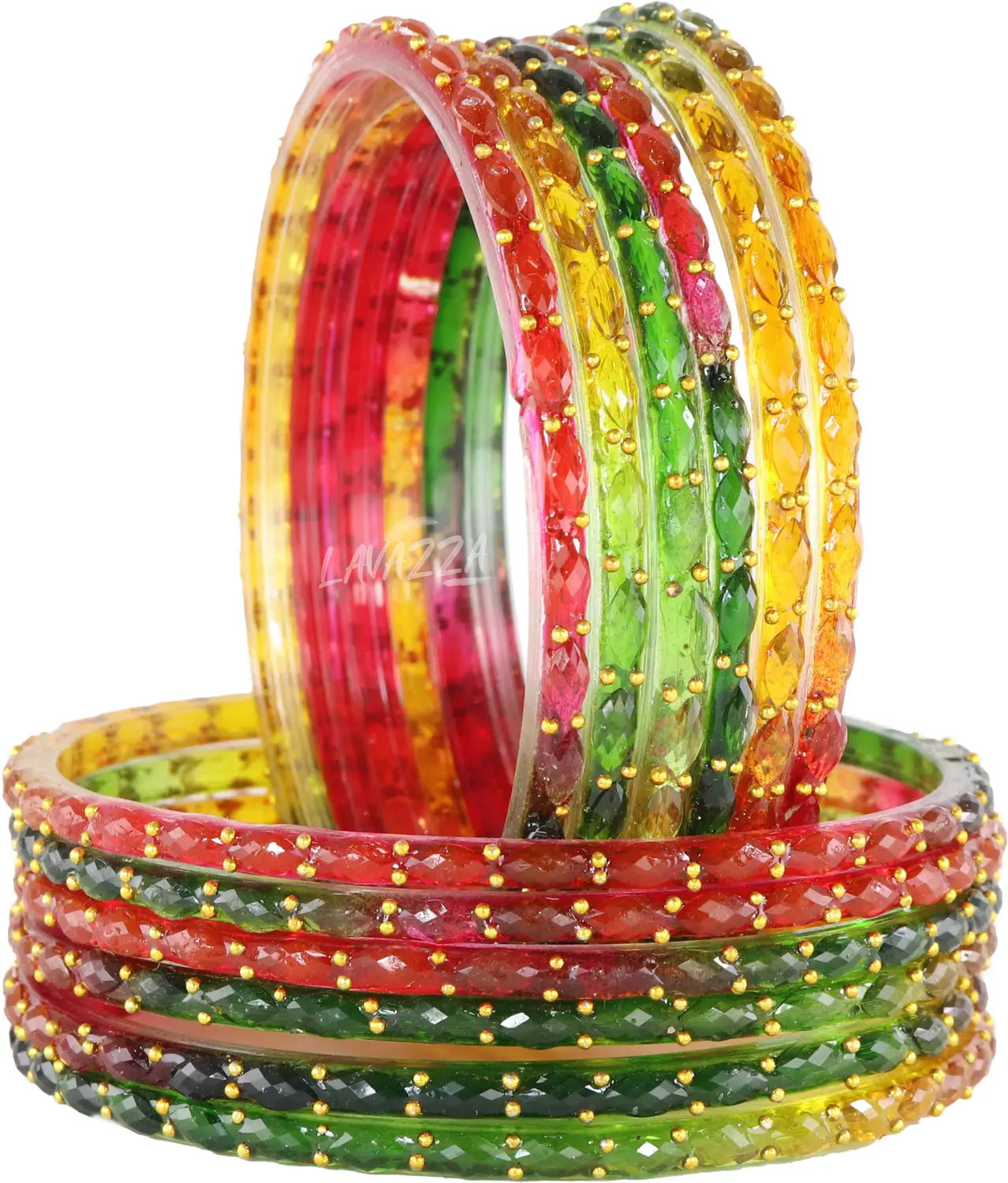 Beautiful designer rain drop bangles set