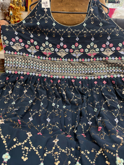 Beautiful designer gown style anarkali suit