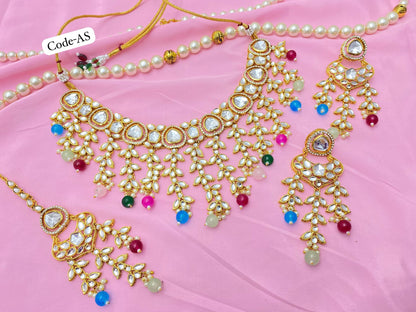 Beautiful designer kundan Necklace set