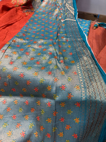 Beautiful designer pure silk saree