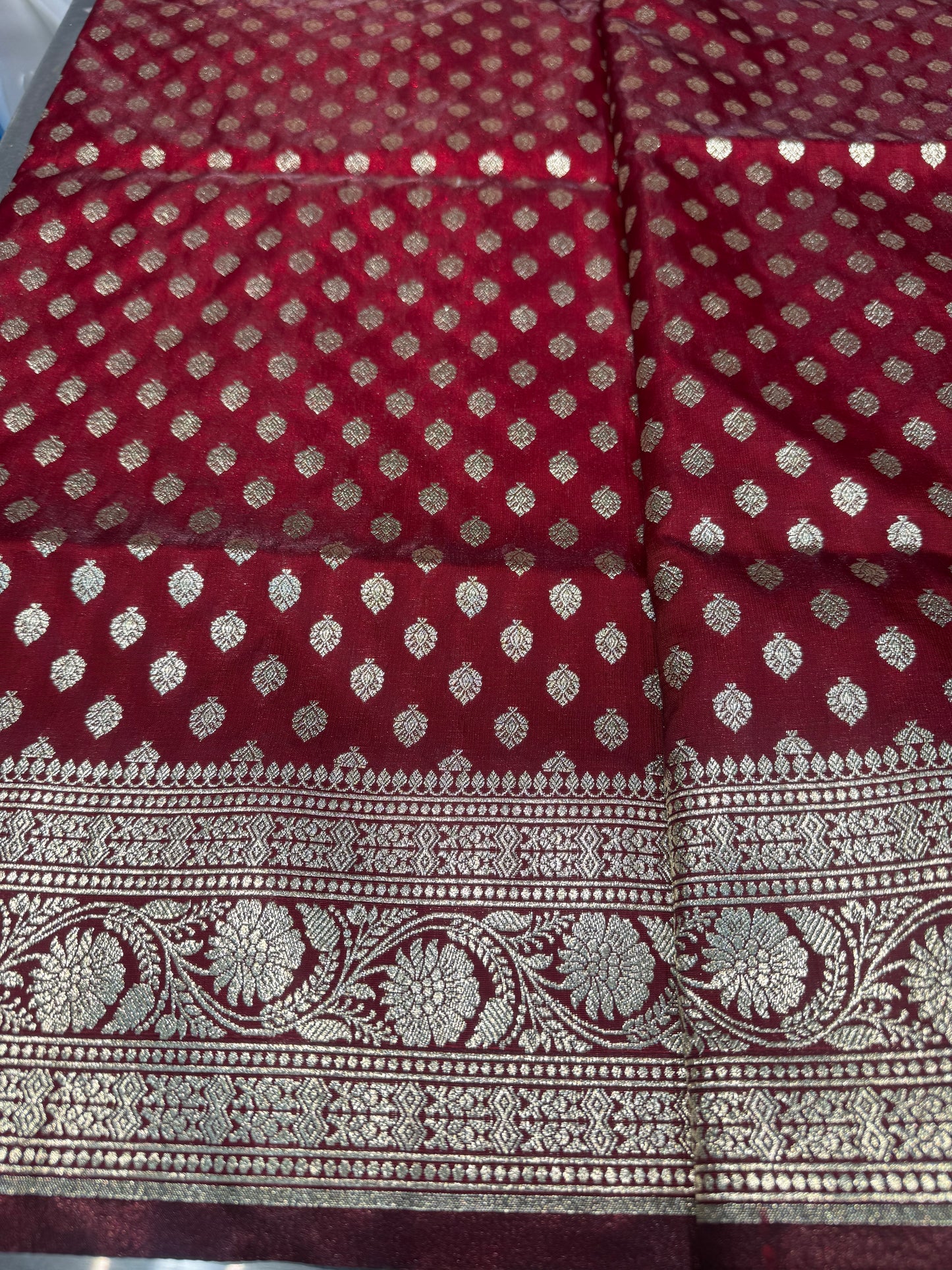 Beautiful designer pure silk saree