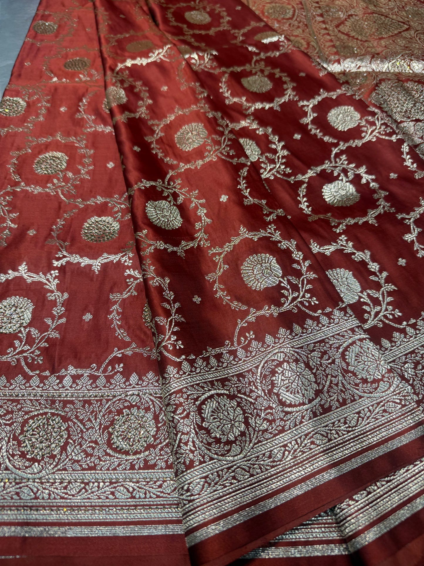 Beautiful designer pure silk saree
