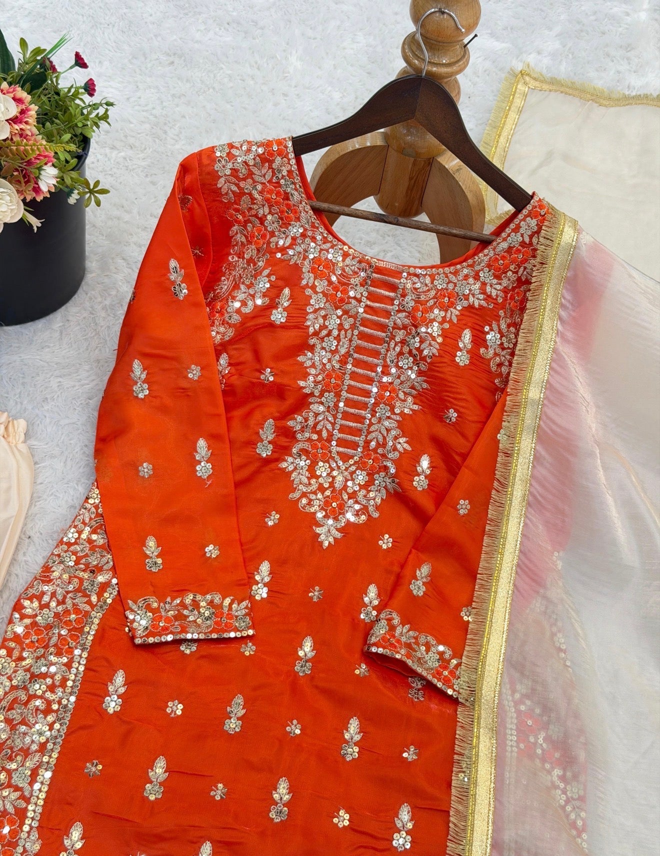 Beautiful designer sharara suit