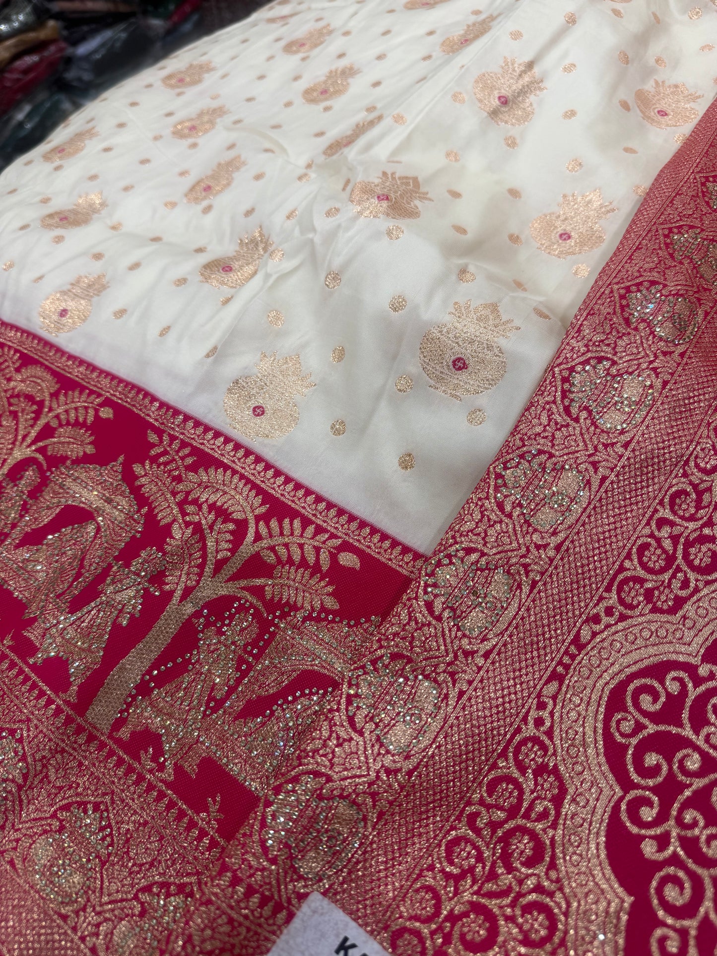Beautiful designer pure silk saree