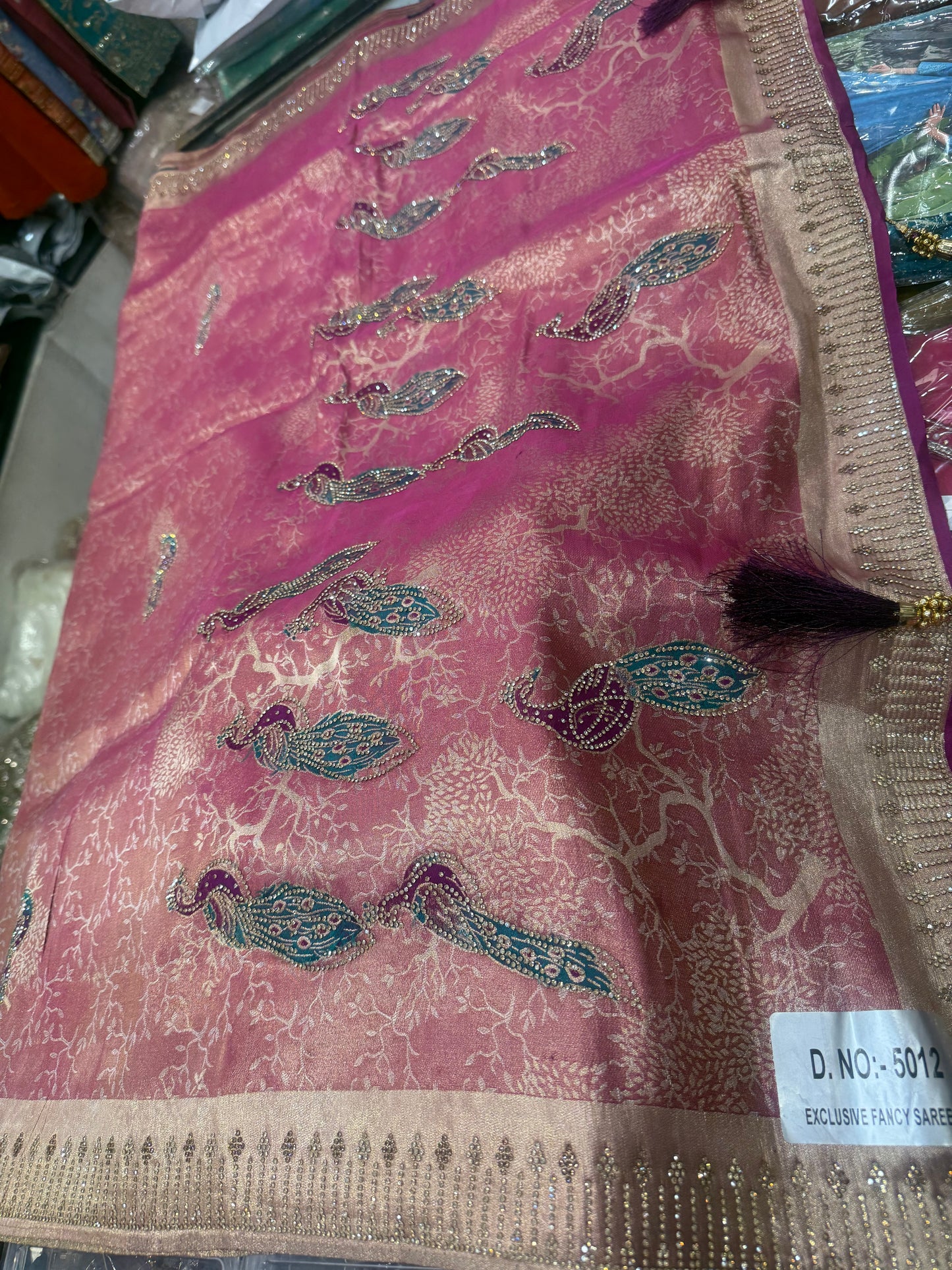 Beautiful designer pure silk saree