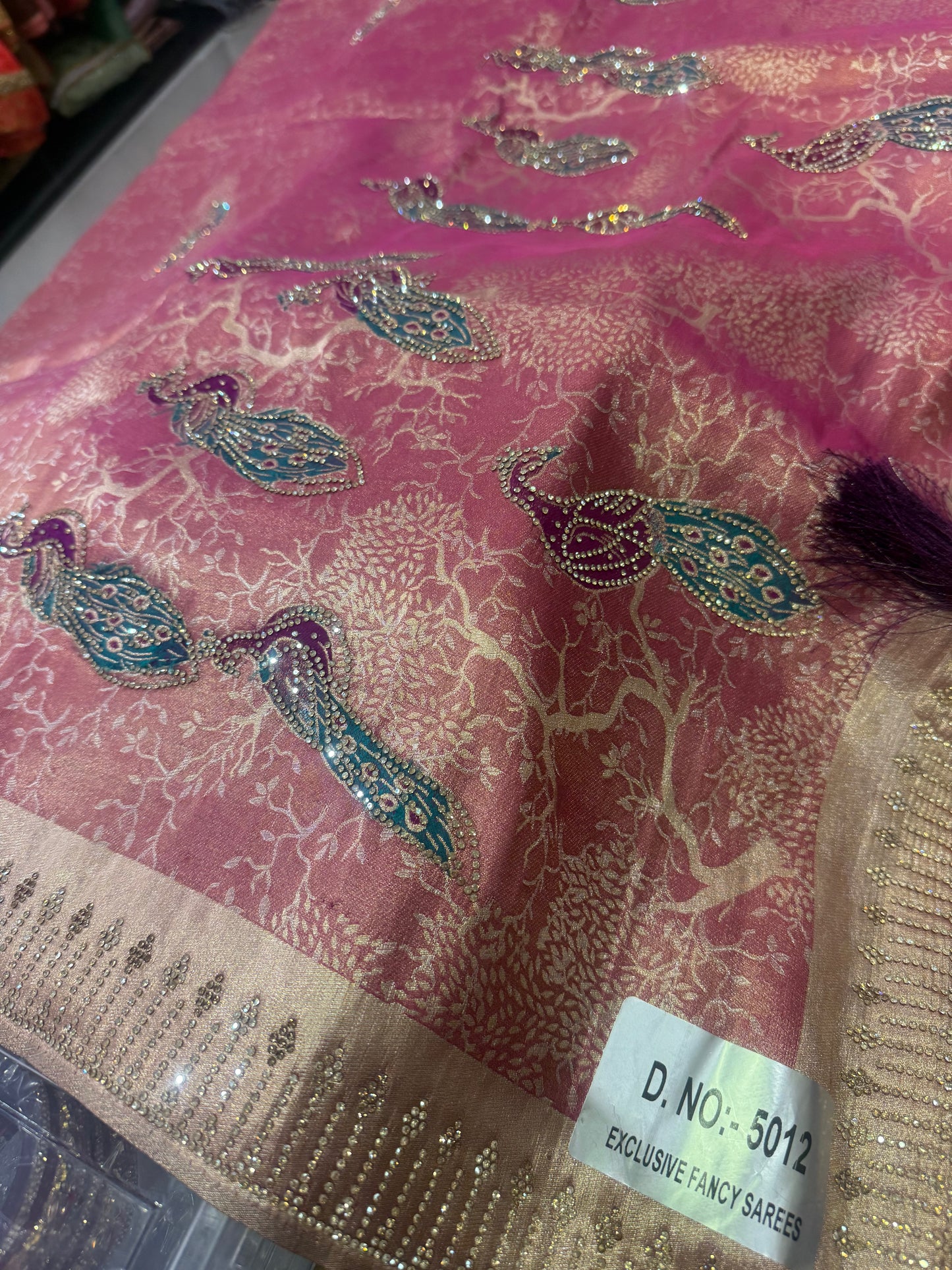 Beautiful designer pure silk saree