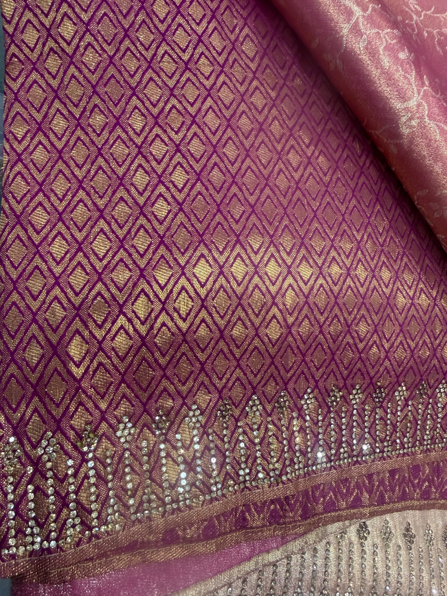 Beautiful designer pure silk saree