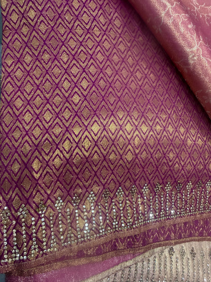 Beautiful designer pure silk saree