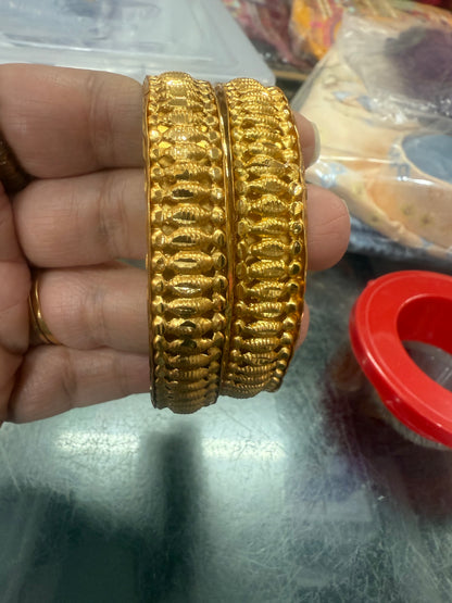 Beautiful gold plated bangles