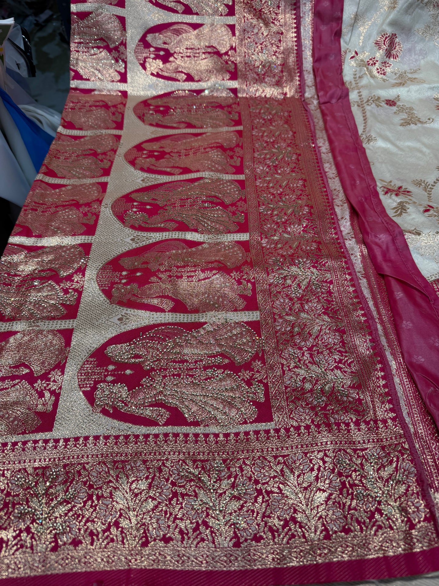 Beautiful designer pure silk saree