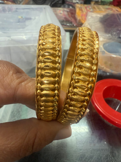 Beautiful gold plated bangles