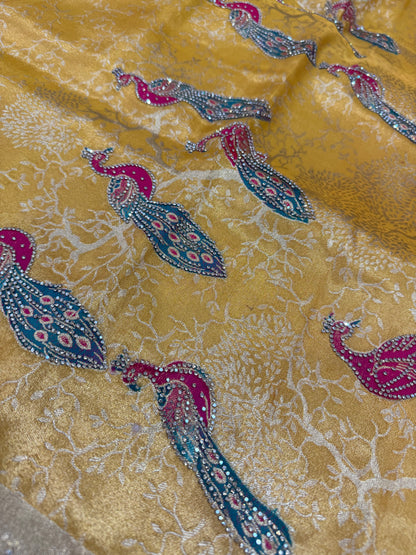 Beautiful designer pure silk saree