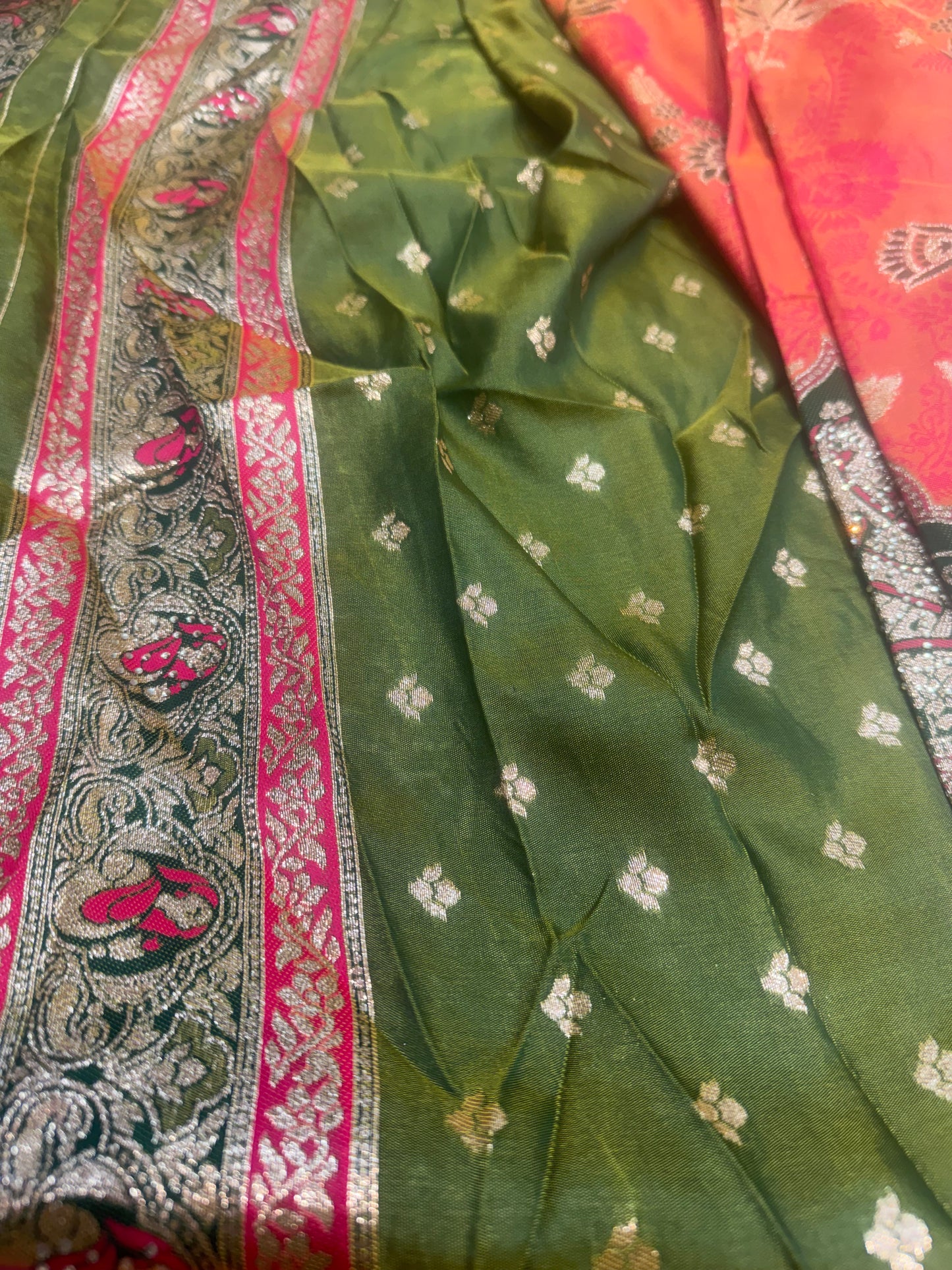 Beautiful designer pure silk saree