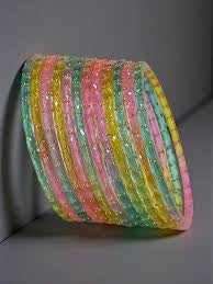 Beautiful designer rain drop bangles set
