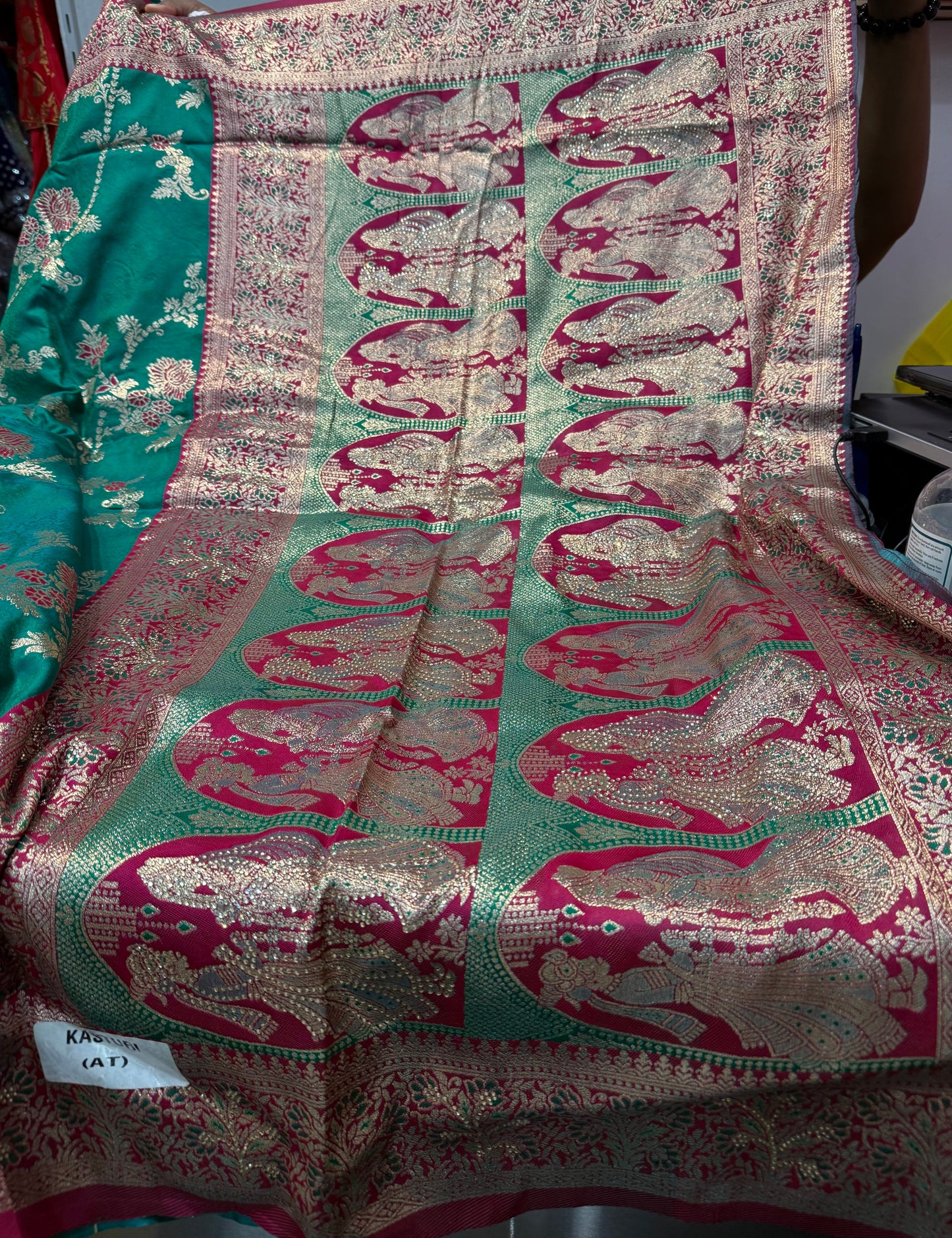 Beautiful designer pure silk saree