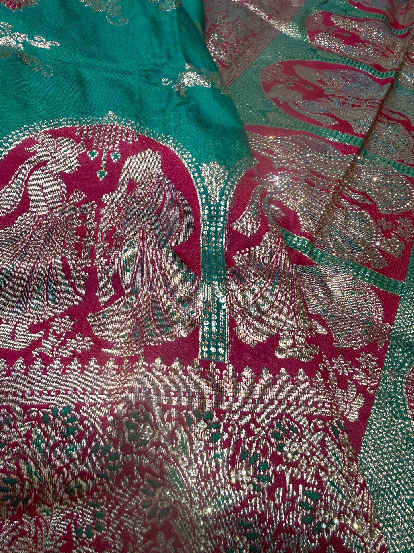 Beautiful designer pure silk saree