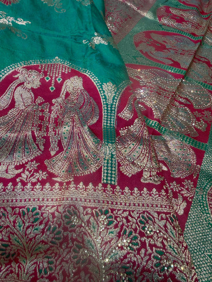 Beautiful designer pure silk saree