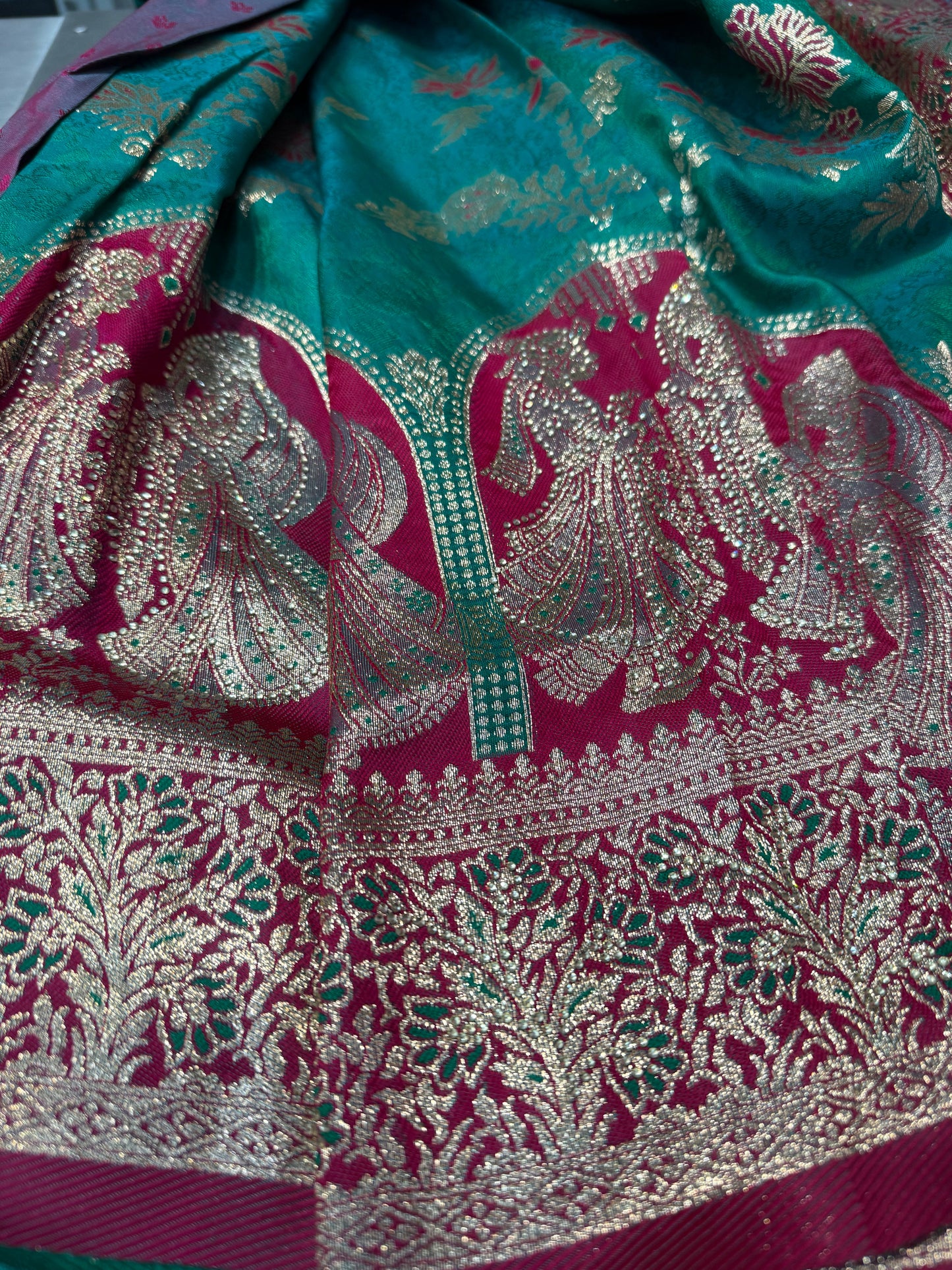 Beautiful designer pure silk saree