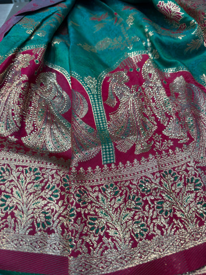 Beautiful designer pure silk saree